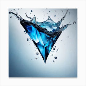 Blue Diamond 3 Canvas Print