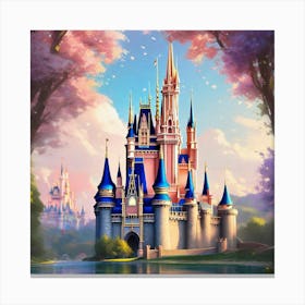 Cinderella Castle 1 Canvas Print