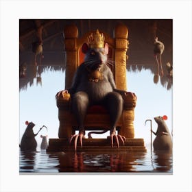 Der Rattenkönig 6 Canvas Print