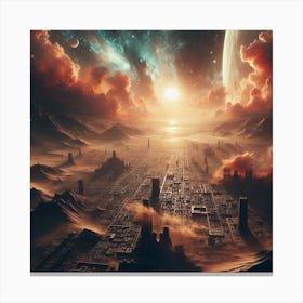 Space City 2 Canvas Print