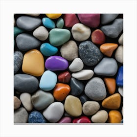 625597 4k ,Colorful Stones Background, Colored Beach Ston Xl 1024 V1 0 1 Canvas Print