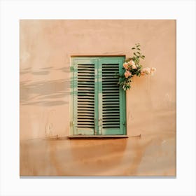 Shuttered Window Canvas Print