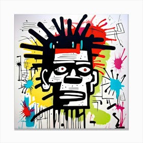 Basquiat State Of Mind 1 Canvas Print