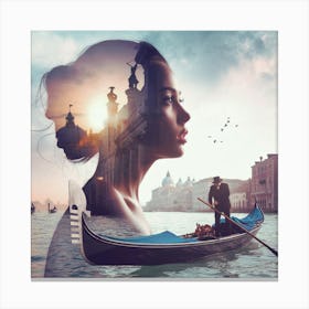 Venice Photoshop Canvas Print