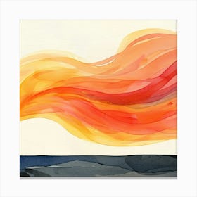 Fire In The Sky 2 Canvas Print