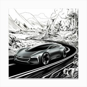 Concept Car Canvas Print