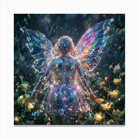 Fairy In The Meadow Canvas Print