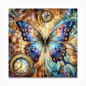 Mosaic butterfly 1 Canvas Print