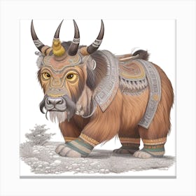 Yak Animal 6 Canvas Print