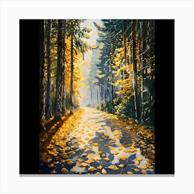 Autumn Road Canvas Print