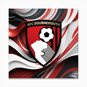 A.F.C. Bournemouth Logo Wall Arts 21 Canvas Print