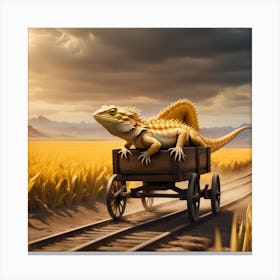 Railroad Dragon Canvas Print