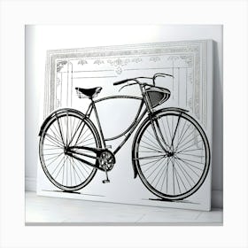 Vintage Bicycle 6 Toile