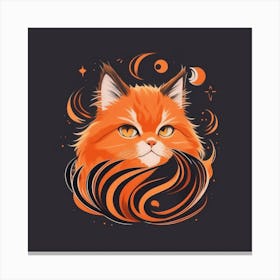 Orange Cat 3 Canvas Print