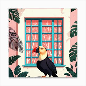 Toucan In The Window 1 Canvas Print