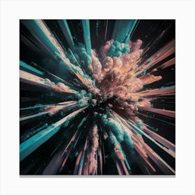 Abstract Explosion 1 Canvas Print