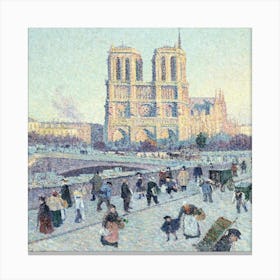 Paris, Notre Dame Canvas Print