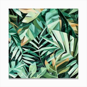 Tropical Leaves 110 Canvas Print