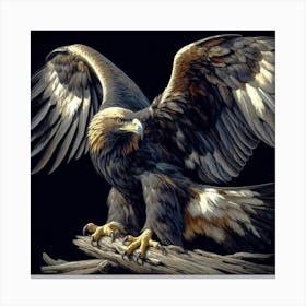 Golden Eagle painting  Canvas Print
