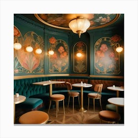 Dining Room In Paris Canvas Print