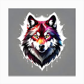 Wolf Head 5 Canvas Print