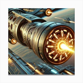 Photon Missile Converted Canvas Print