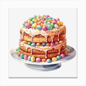 Easter Cake 6 Canvas Print