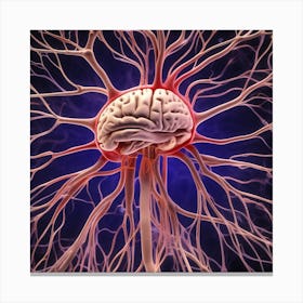 Brain And Nerves 22 Canvas Print