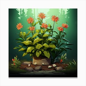 Flora Of The Forest Canvas Print