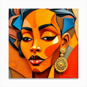 African Woman Canvas Print