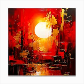 Sunset Painting 2 Canvas Print