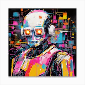 Robot 13 Canvas Print