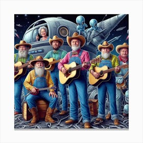 Cowboys Canvas Print