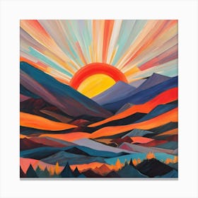 Lucky Sunset Canvas Print