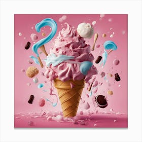 Ice Cream Cone 8 Canvas Print
