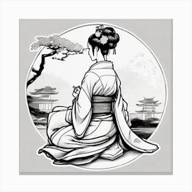 Geisha Canvas Print