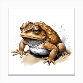 Desert Rain Frog Canvas Print