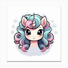 Unicorn Girl 5 Canvas Print