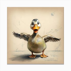 Duck! 9 Canvas Print