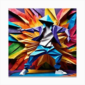 Origami Dancer 105 Canvas Print