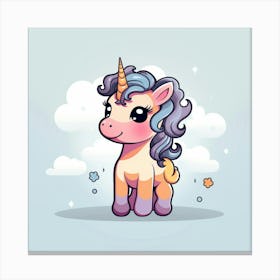 Cute Unicorn 359 Canvas Print