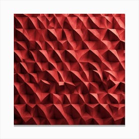 Abstract Red Wall Canvas Print