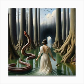 Leech Love Canvas Print