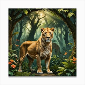 The Lioness Canvas Print