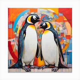 Penguins Canvas Print