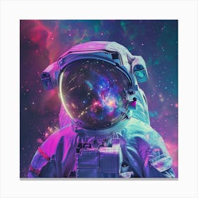 Astronaut In Space Canvas Print