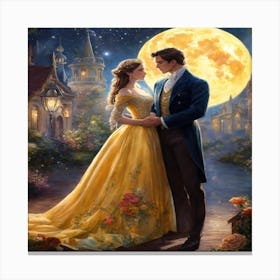 Beauty And The Beast Canvas Print