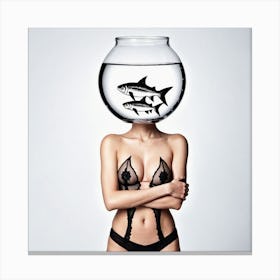 Fish Bowl 40 Canvas Print