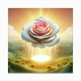 Rose In The Sky 7 Canvas Print