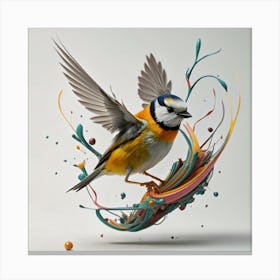 Bird In Flight Canvas Print